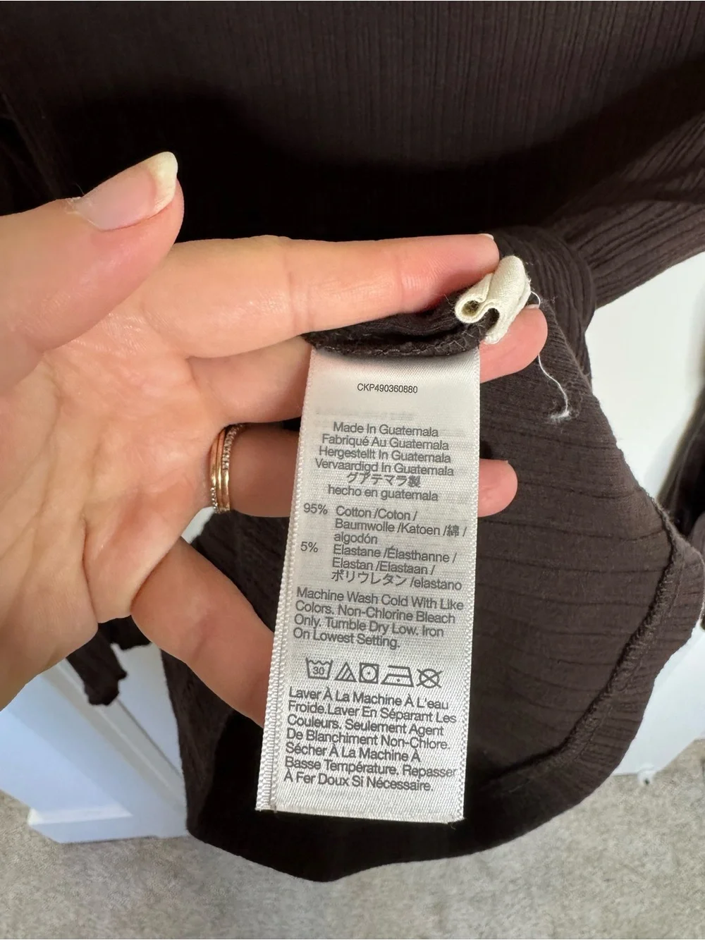 Madewell slim ribbed